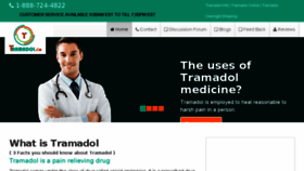 What Tramadol.co website looked like in 2017 (7 years ago)