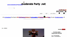 What Themiddleparty.net website looked like in 2017 (7 years ago)