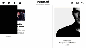 What Truban.sk website looked like in 2017 (7 years ago)