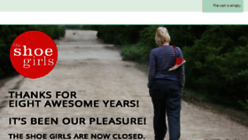 What Theshoegirls.ca website looked like in 2017 (6 years ago)