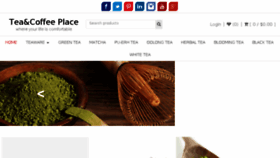 What Teacoffeeplace.com website looked like in 2017 (7 years ago)