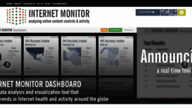 What Thenetmonitor.org website looked like in 2017 (7 years ago)