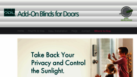 What Troublefreeblinds.com website looked like in 2017 (7 years ago)