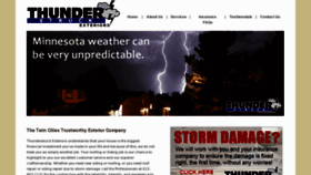 What Thunderstruckexteriors.com website looked like in 2017 (7 years ago)