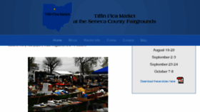 What Tiffinfleamarket.com website looked like in 2017 (7 years ago)