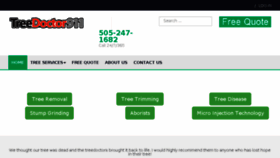 What Treedoctor911.com website looked like in 2017 (7 years ago)