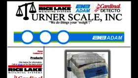 What Turnerscaleinc.com website looked like in 2017 (6 years ago)