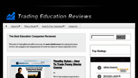 What Tradingeducationreviews.com website looked like in 2017 (7 years ago)