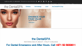What Thedentalspa.org website looked like in 2017 (7 years ago)