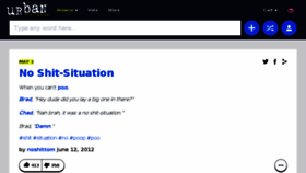 What Theurbandictionary.com website looked like in 2017 (6 years ago)