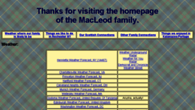 What Themacleods.net website looked like in 2017 (7 years ago)