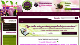 What Tulipanshop.hu website looked like in 2017 (7 years ago)