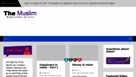 What The-muslim.com website looked like in 2017 (7 years ago)