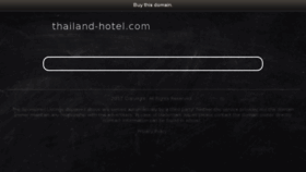 What Thailand-hotel.com website looked like in 2017 (6 years ago)