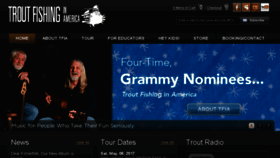 What Troutmusic.com website looked like in 2017 (7 years ago)