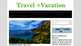 What Travelplusvacation.com website looked like in 2017 (6 years ago)