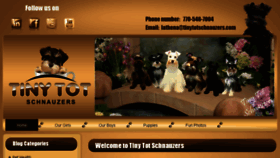 What Tinytotschnauzers.com website looked like in 2017 (8 years ago)