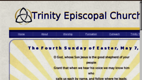 What Trinitytroyohio.org website looked like in 2017 (6 years ago)