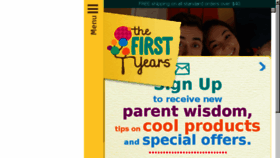 What Thefirstyears.com website looked like in 2017 (6 years ago)