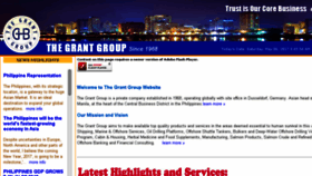 What Thegrant-group.com website looked like in 2017 (7 years ago)