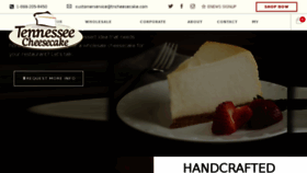 What Tennesseecheesecake.com website looked like in 2017 (7 years ago)