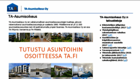 What Ta-asumisoikeus.fi website looked like in 2017 (6 years ago)