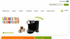 What Tassimo.se website looked like in 2017 (6 years ago)