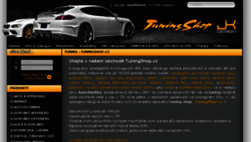 What Tuningshop.cz website looked like in 2017 (7 years ago)