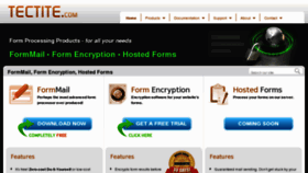 What Tectite.com website looked like in 2017 (8 years ago)