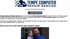 What Tempecomputerrepairservice.net website looked like in 2017 (7 years ago)