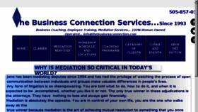 What Thebusinessconnection.com website looked like in 2017 (7 years ago)