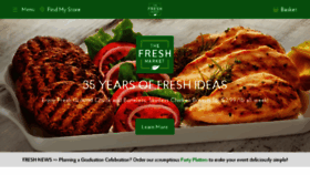 What Thefreshmarket.net website looked like in 2017 (6 years ago)