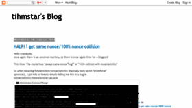 What Tihmstar.net website looked like in 2017 (7 years ago)