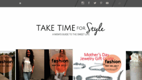 What Taketimeforstyle.com website looked like in 2017 (7 years ago)