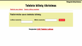 What Telelotobilietutikrinimas.eu website looked like in 2017 (8 years ago)