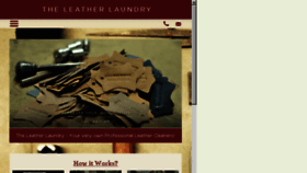 What Theleatherlaundry.com website looked like in 2017 (6 years ago)