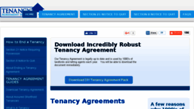 What Tenancyagreementservice.co.uk website looked like in 2017 (7 years ago)