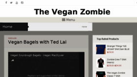What Theveganzombie.com website looked like in 2017 (6 years ago)