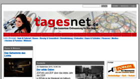 What Tagesnet.de website looked like in 2017 (7 years ago)