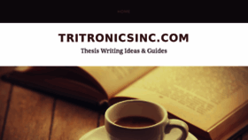 What Tritronicsinc.com website looked like in 2017 (6 years ago)