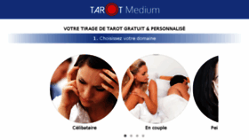 What Tarotmedium.fr website looked like in 2017 (8 years ago)