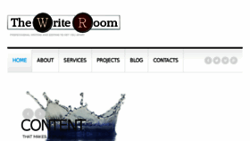 What Thewriteroom.com website looked like in 2017 (7 years ago)
