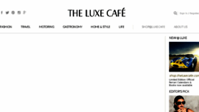 What Theluxecafe.com website looked like in 2017 (7 years ago)