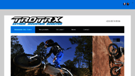 What Trotrx.com website looked like in 2017 (6 years ago)