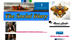 What Thesocialdiary.com website looked like in 2017 (6 years ago)