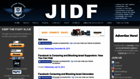 What Thejidf.com website looked like in 2017 (6 years ago)