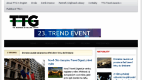 What Ttg.cz website looked like in 2017 (7 years ago)