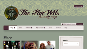 What Thefivewitswigs.com website looked like in 2017 (6 years ago)
