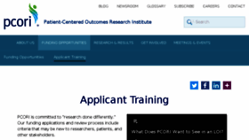 What Trainings.pcori.org website looked like in 2017 (7 years ago)