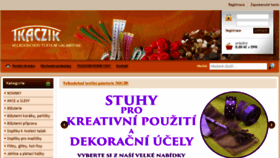 What Tkaczik.cz website looked like in 2017 (6 years ago)